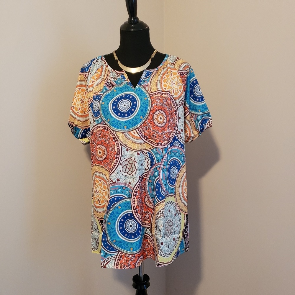 NWOT LemonBaker-Womens short sleeve blouse